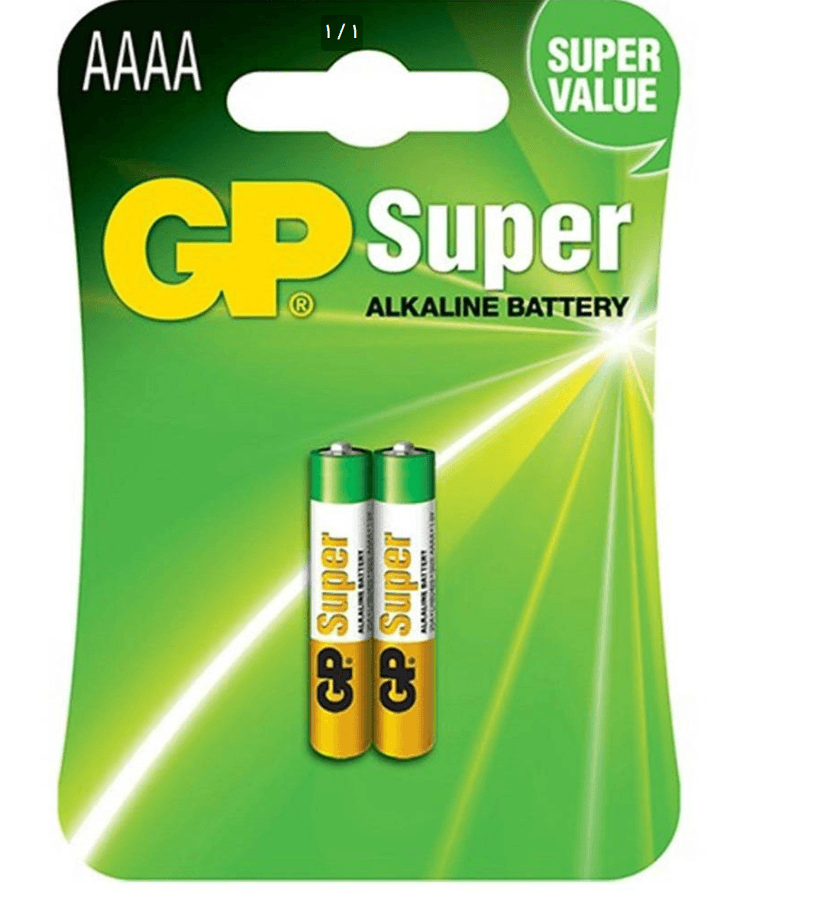 باتری سایز AAAA جی پی مدل Super Alkaline مناسب برای قلم Surface بسته 2 عددی