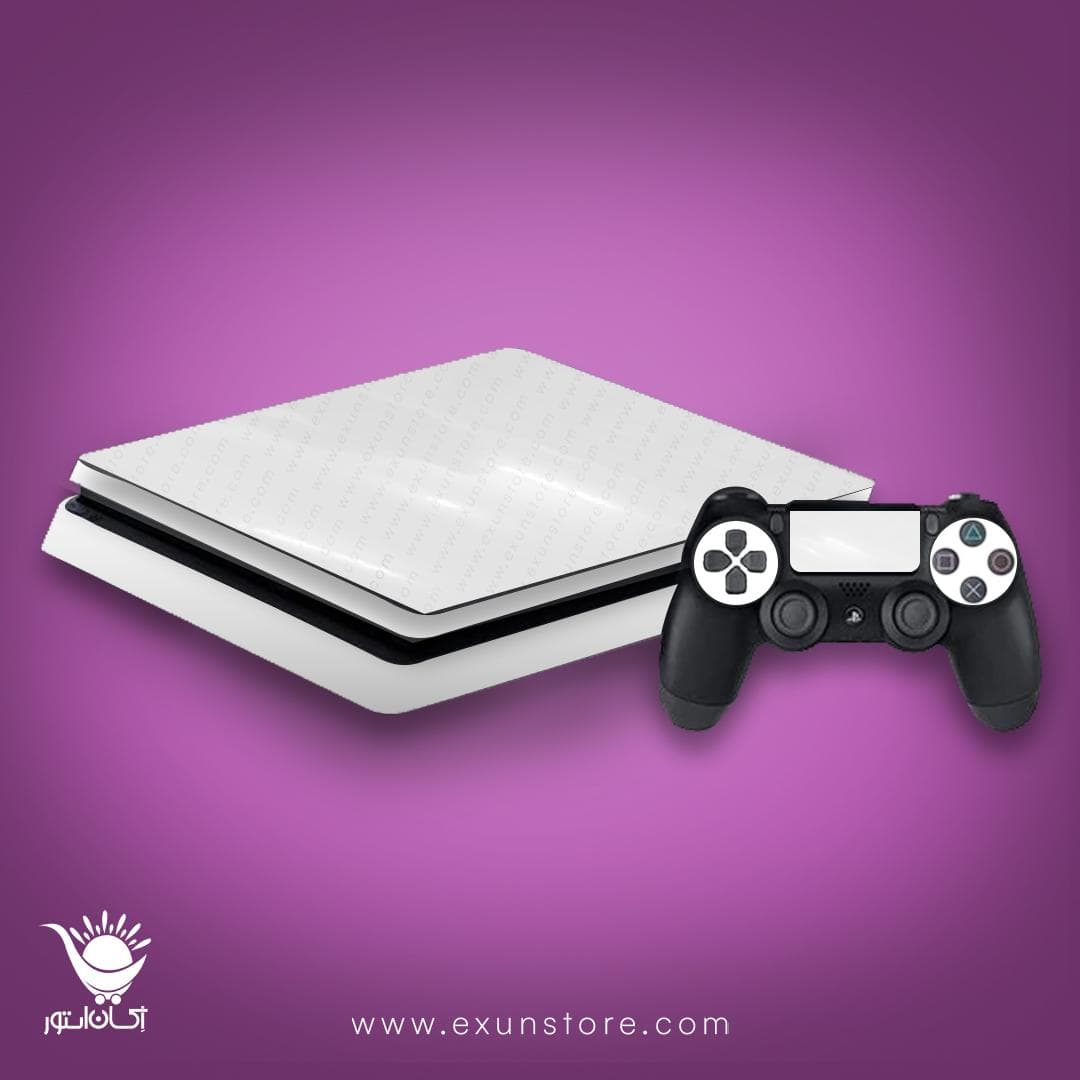 برچسب کنسول بازی پلی استیشن 4 slim مدل White