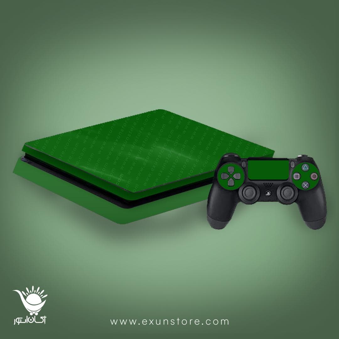 برچسب کنسول بازی پلی استیشن 4 slim مدل Green
