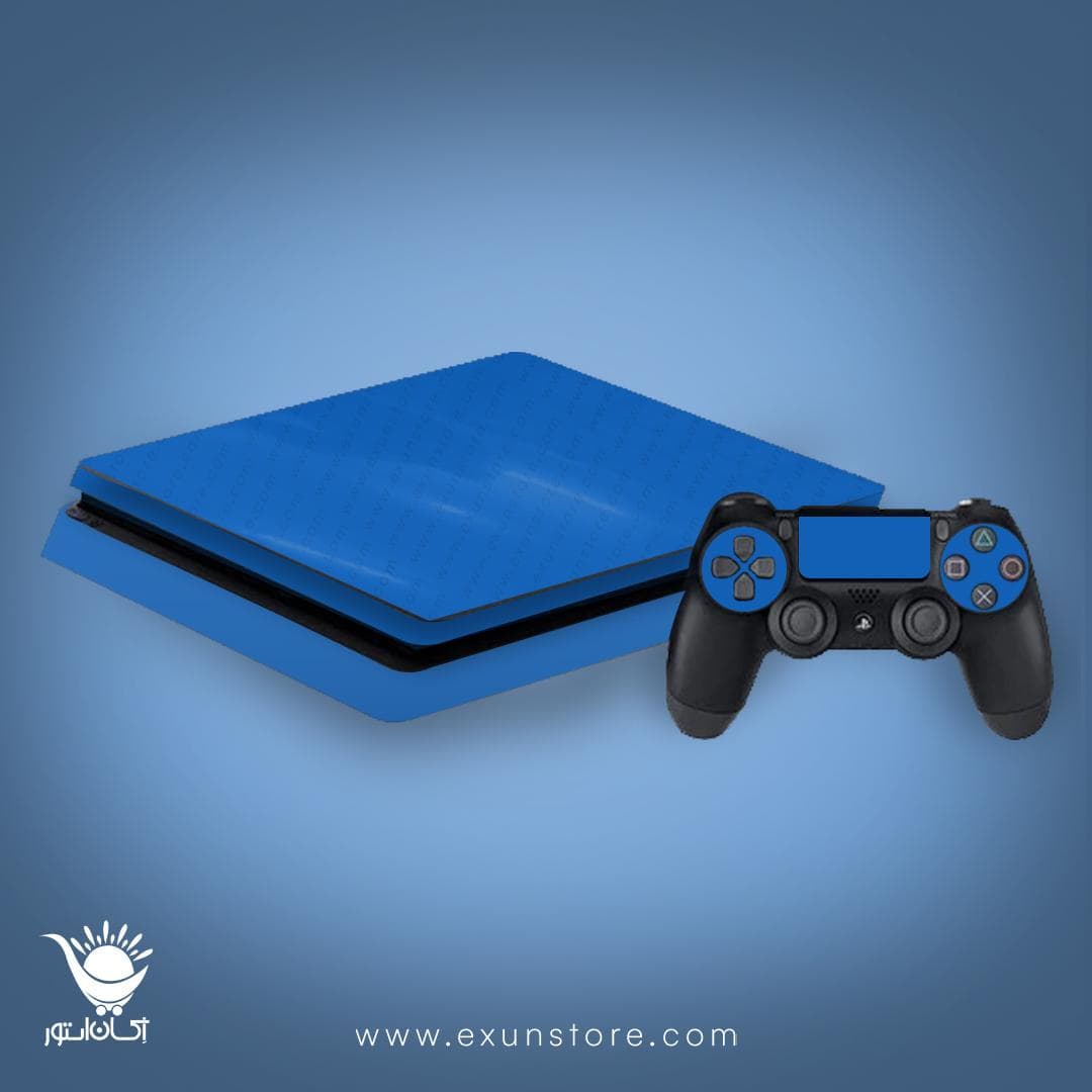 برچسب کنسول بازی پلی استیشن 4 slim مدل Dark blue