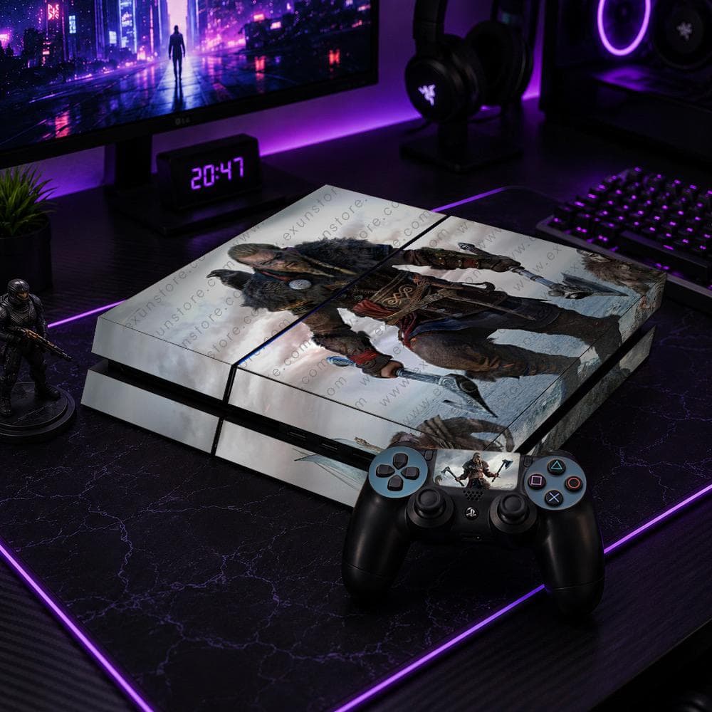 برچسب کنسول بازی پلی استیشن 4 FAT مدل god of war — تصویر ۳