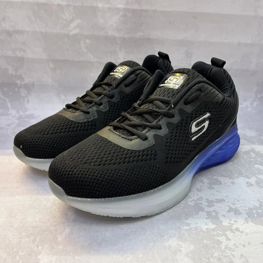 کفش اسپرت مردانه Skechers اسپایسر | طراحی با رویه بافت و استایل روزمره — تصویر ۲