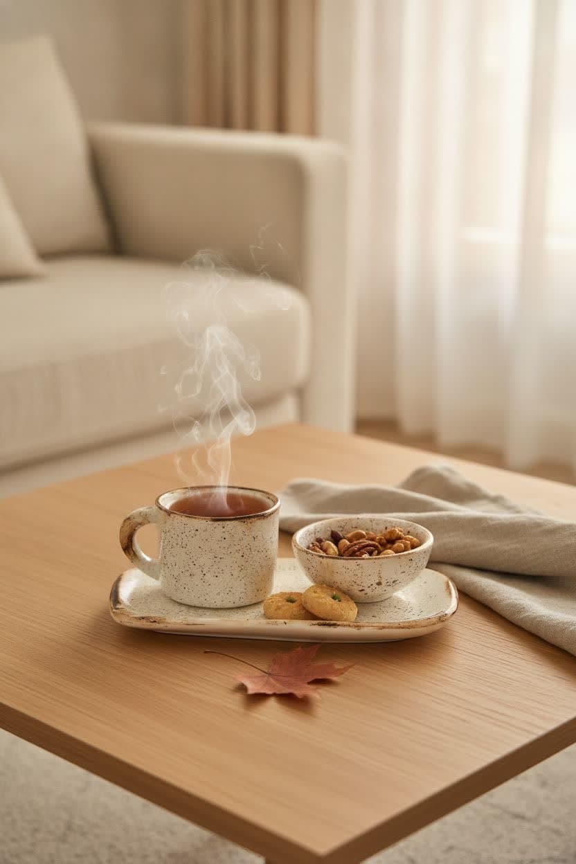 چای خوری تک نفره سرامیک روستیک