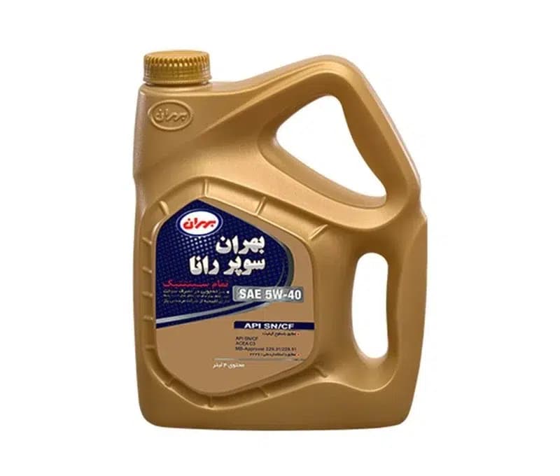 روغن موتور بهران سوپر رانا 4 لیتری 5w40 SN — تصویر ۲