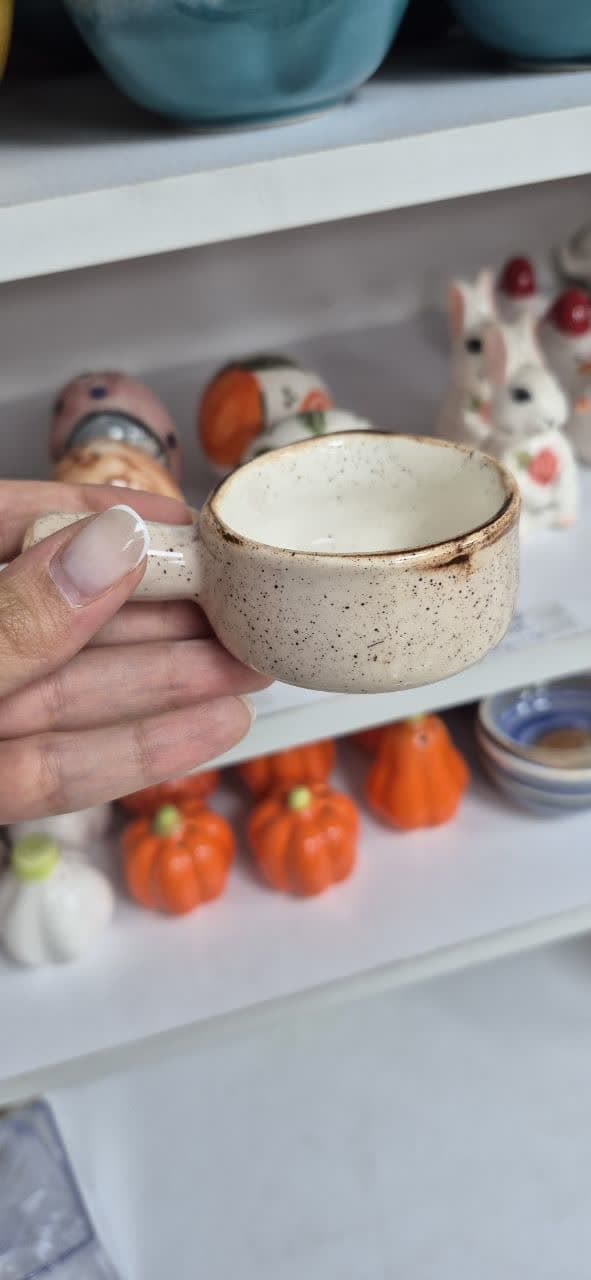 سس خوری سرامیک دسته دار روستیک — تصویر ۴