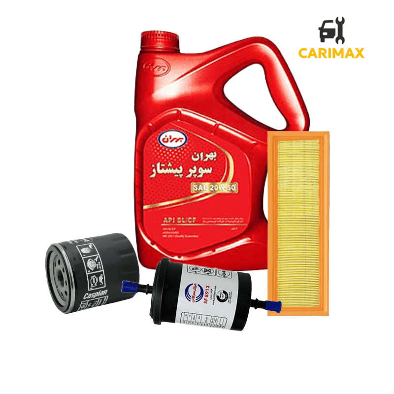 پکیج سرویس روغن سمند ملی با موتور EF7 و پارس XU7 ویژه