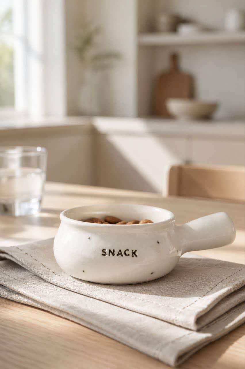 سوپ خوری سرامیک دسته دار snack
