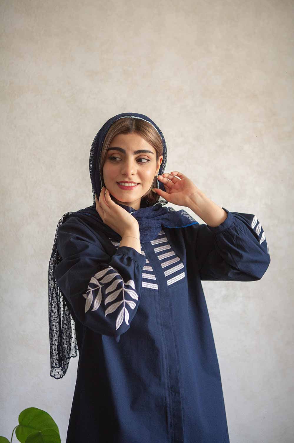 شومیز مانتویی مدل آنیا — تصویر ۴