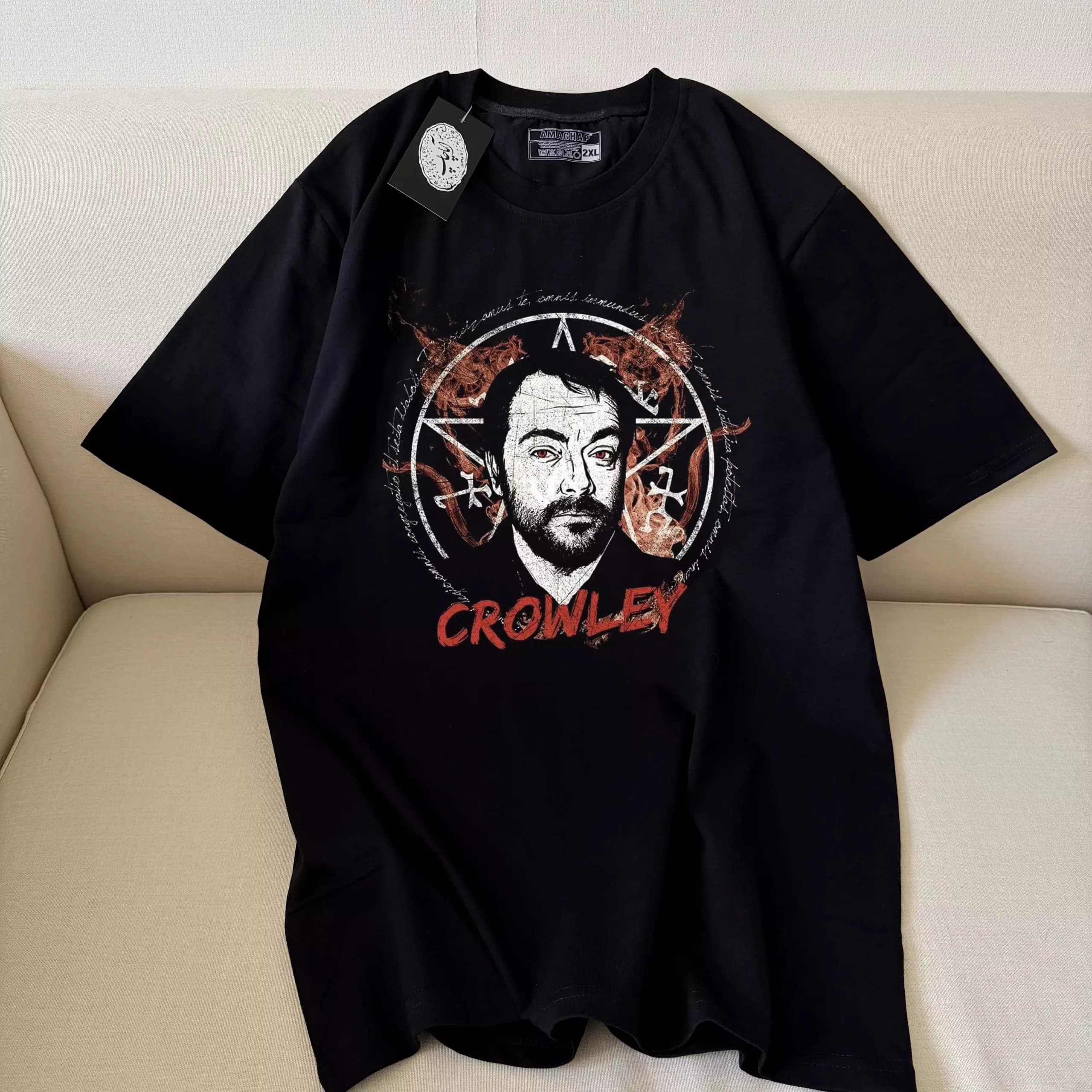 تیشرت نخ پنبه سوپرنچرال طرح کراولی Crowley — تصویر ۲