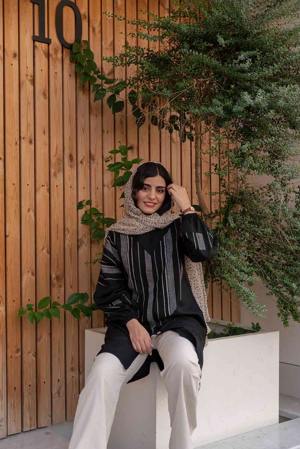 مانتو لینن مدل تندیس کد 142 — تصویر ۶