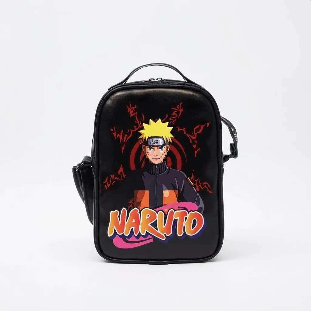 کیف دوشی و کوله کوچک چرمی طرح ناروتو (Naruto)