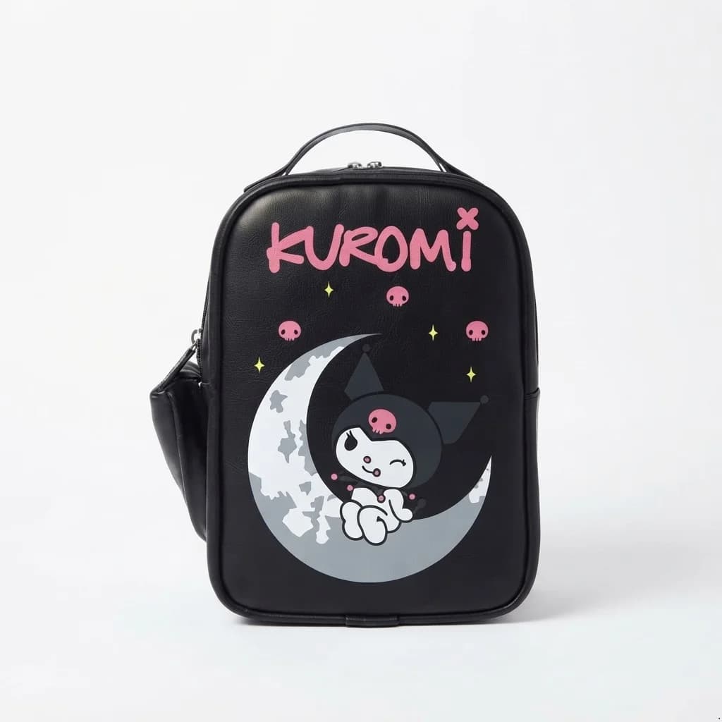 کوله پشتی چرمی طرح کورومی (Kuromi) — تصویر ۲