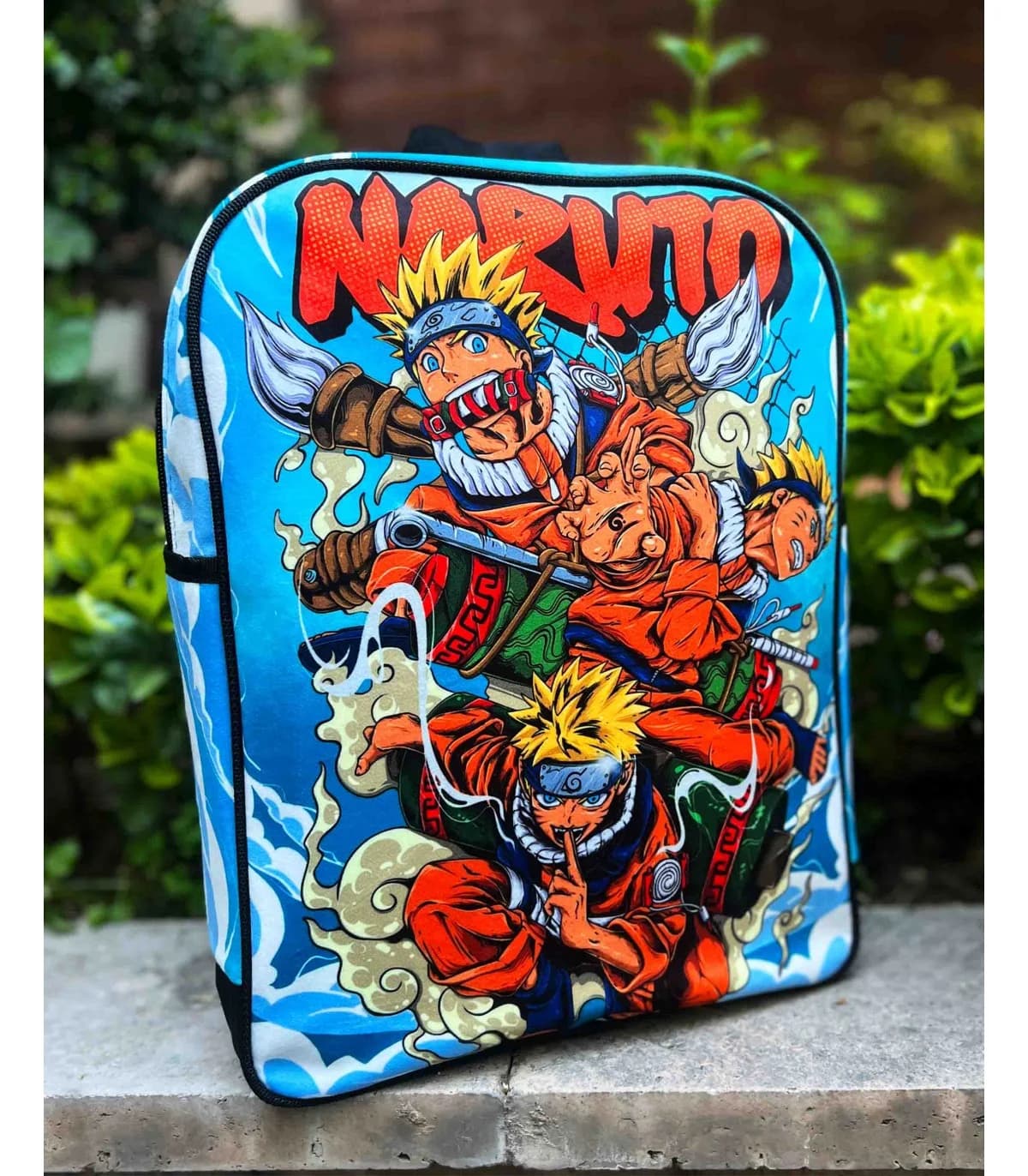 کوله پشتی مخمل طرح ناروتو (Naruto) — تصویر ۴