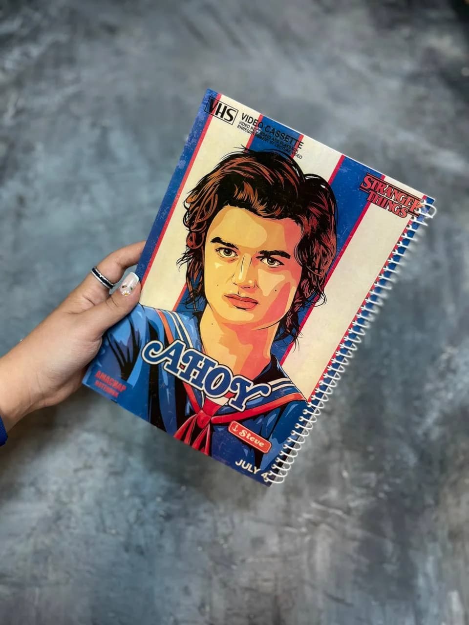 دفتر مشق ۵۰ برگ طرح Steve Harrington