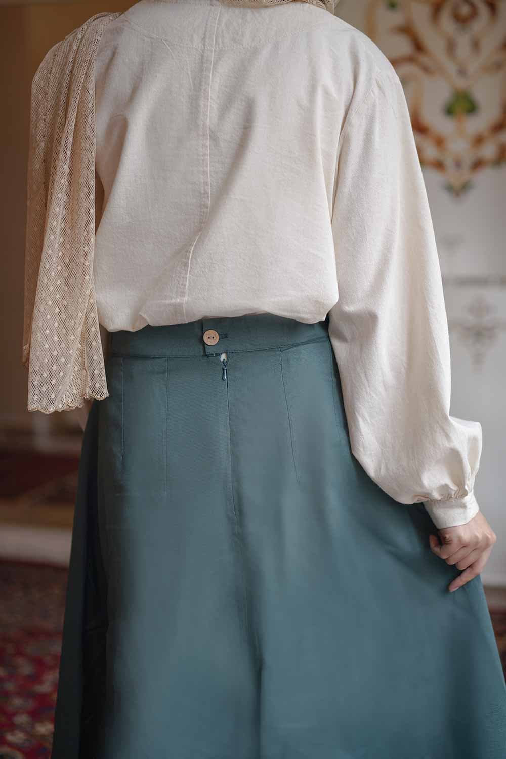 دامن لنین مدل مروارید کد 178 — تصویر ۵