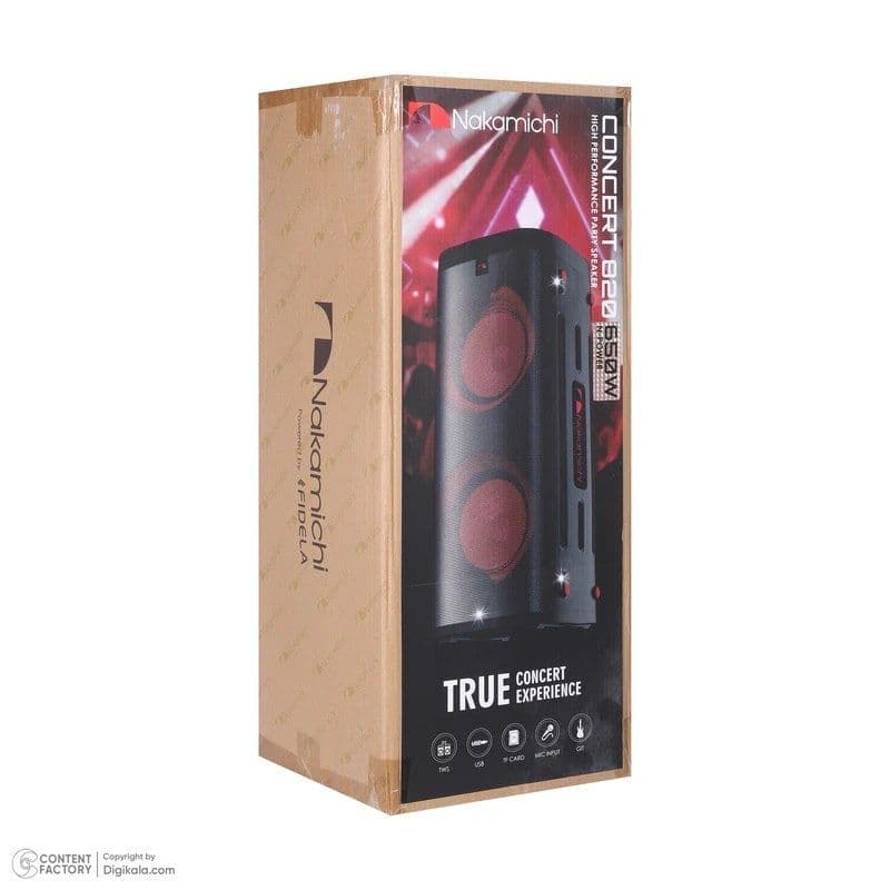 پارتی باکس ناکامیچی Nakamichi Concert 820 — تصویر ۳