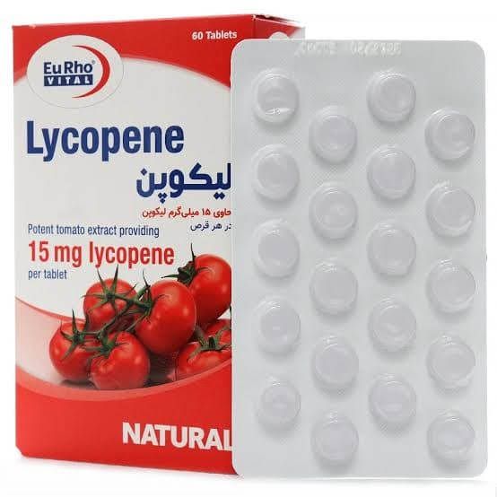 کپسول لیکوپن ۱۵ میلی گرم یوروویتال ۶۰ عددی