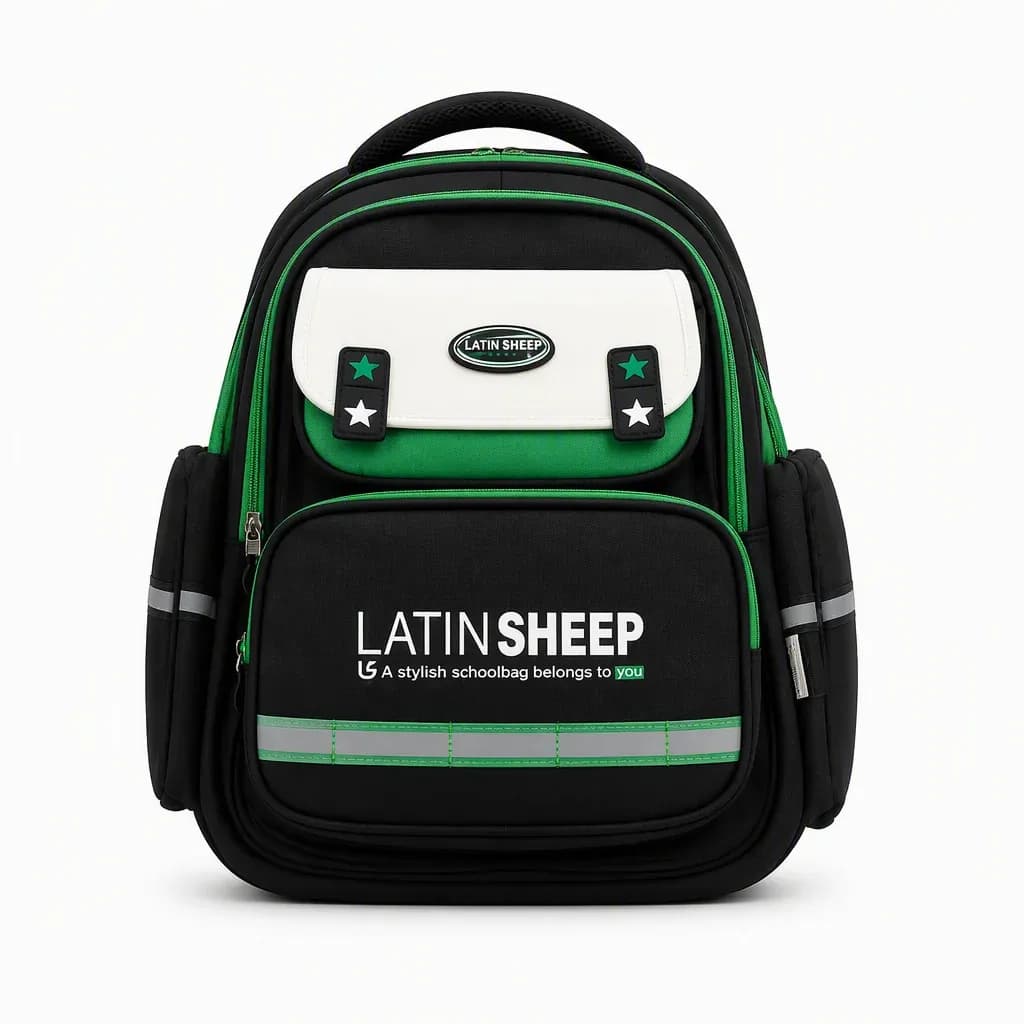 کوله پشتی دانش‌آموزی جادار و مقاوم برند LATINSHEEP