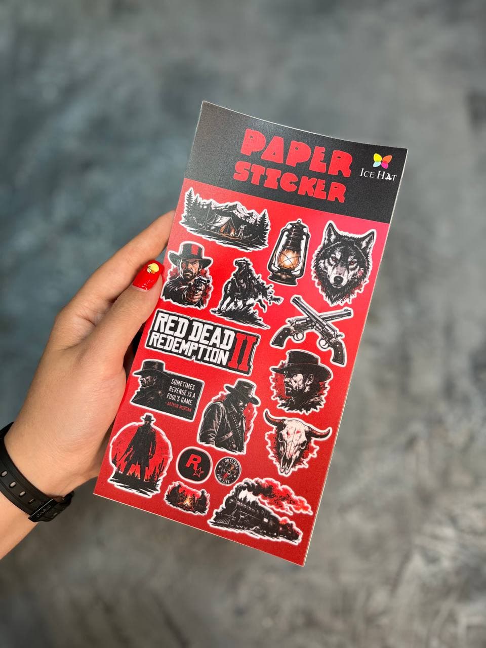 پک استیکر طرح RedDead