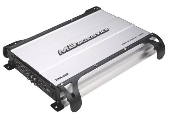 MBA-805 آمپلی فایر چهار کانال ام بی آکوستیک — تصویر ۲