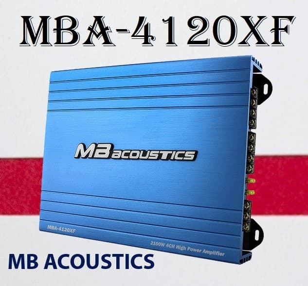 MBA 4120XF آمپلی فایر چهار کانال ام بی آکوستیک