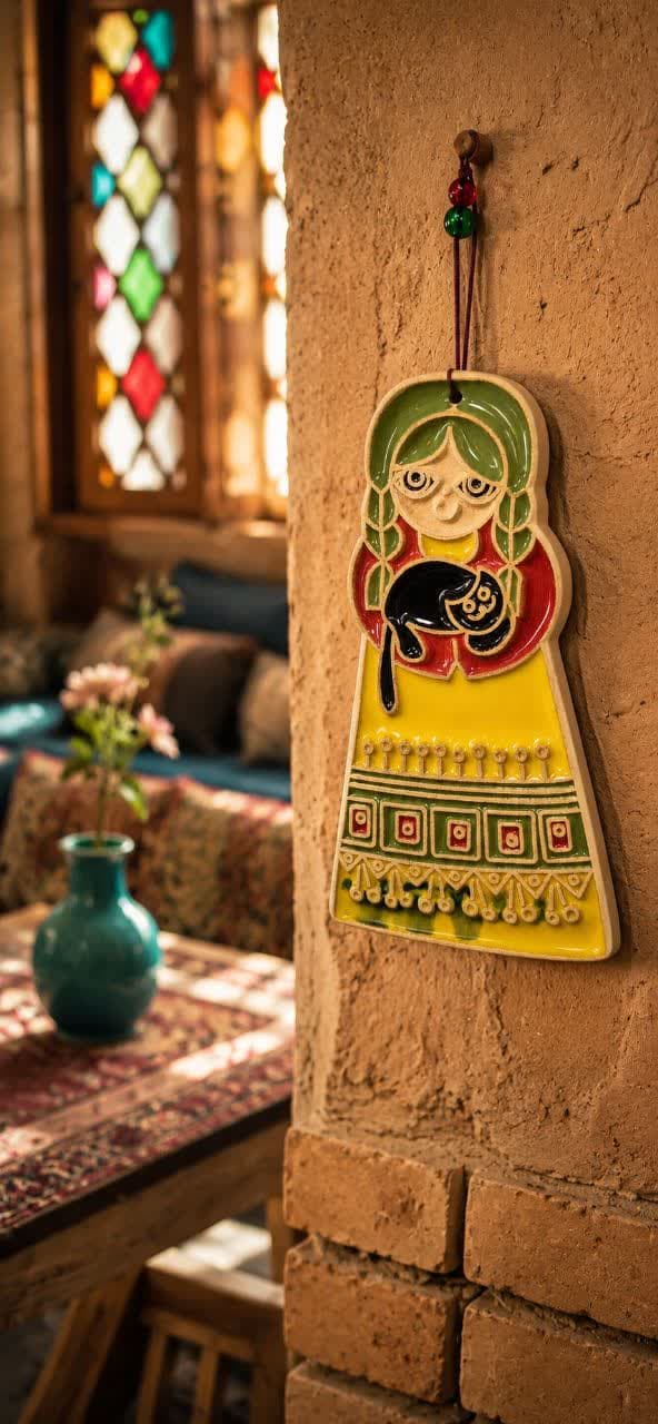 آویز سفال و سرامیک خاتون