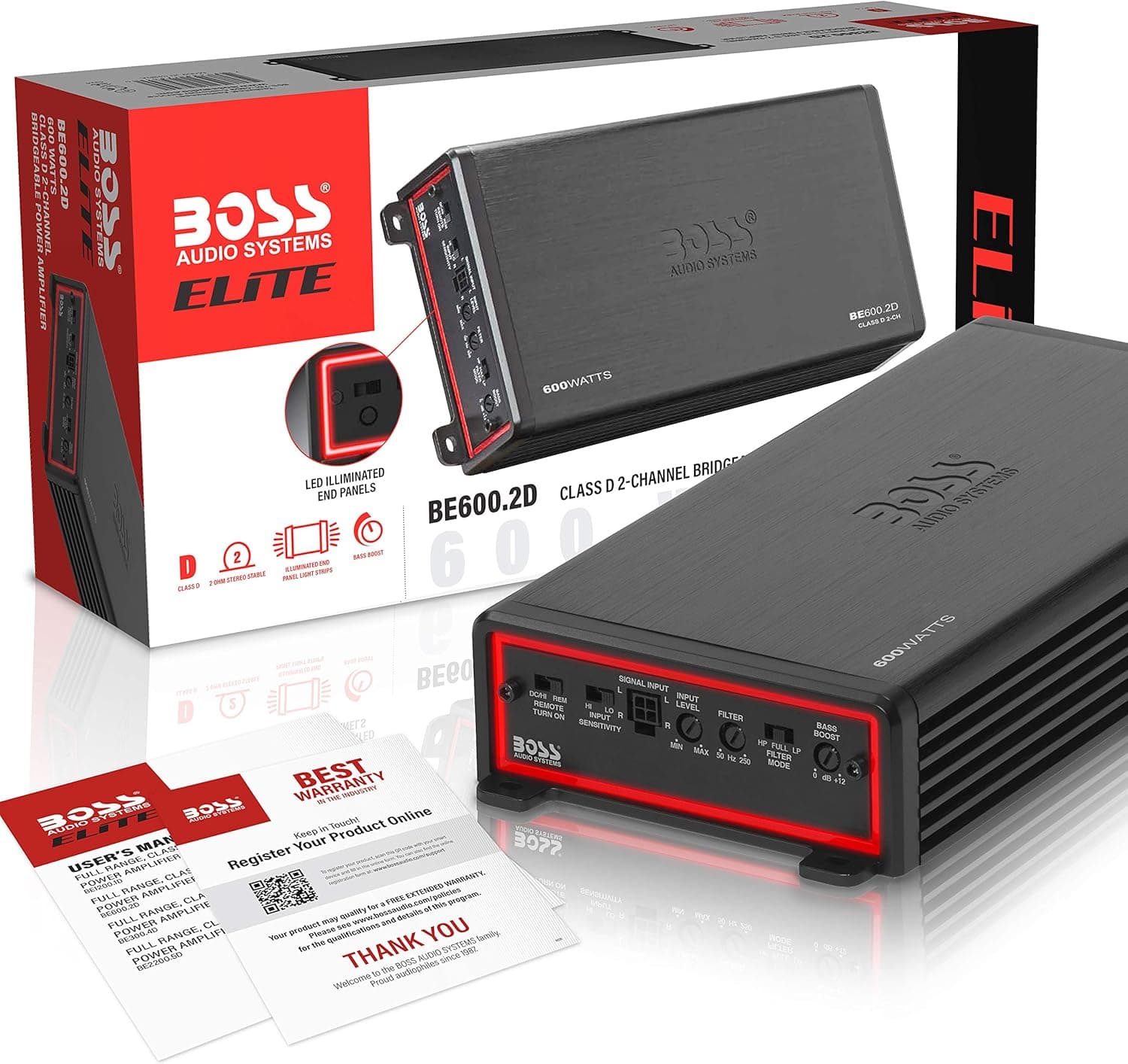 آمپلی فایر BOSS BE600.2D — تصویر ۲