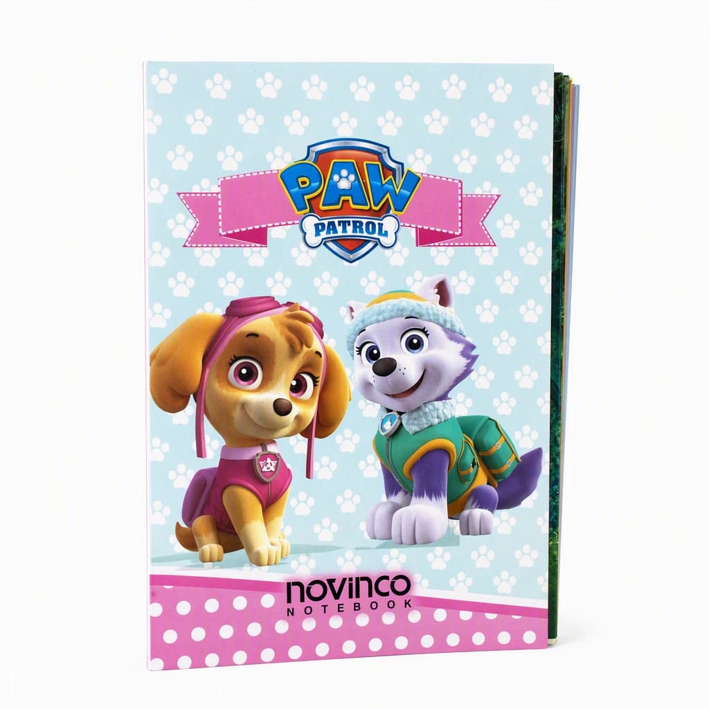 دفتر مشق ۶۰برگ نوین کو طرح paw patrol