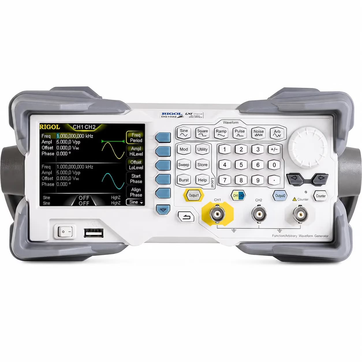 فانکشن ژنراتور ریگول RIGOL DG1022Z – دو کانال 25 مگاهرتز