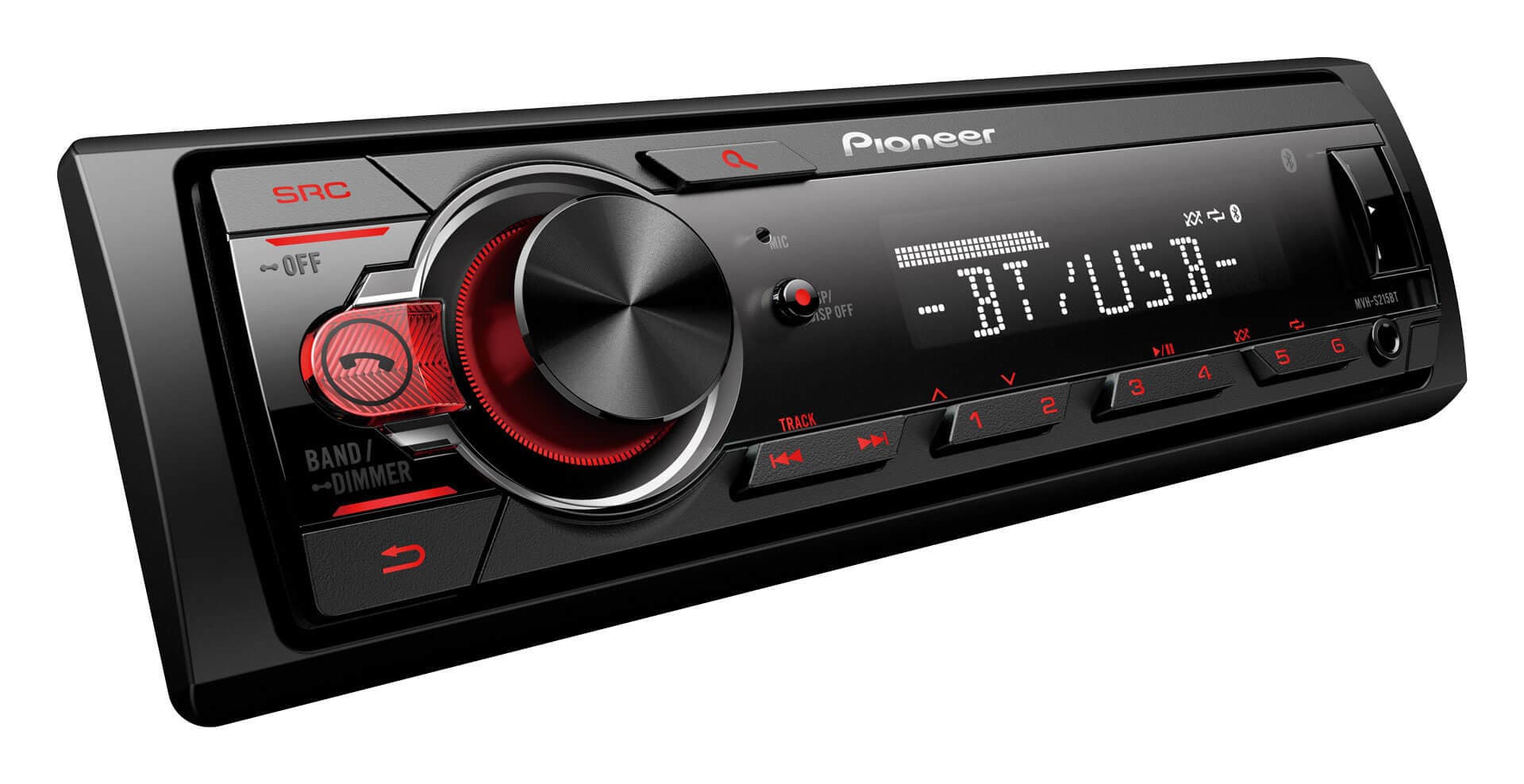 Pioneer MVH-S215BT راديوفلش بلوتوثي پايونير — تصویر ۴