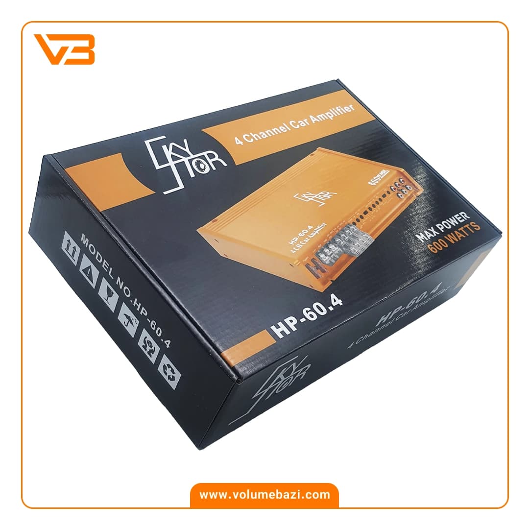 آمپلی فایر 4 کانال اسکایلر مدل HP-60.4 — تصویر ۶