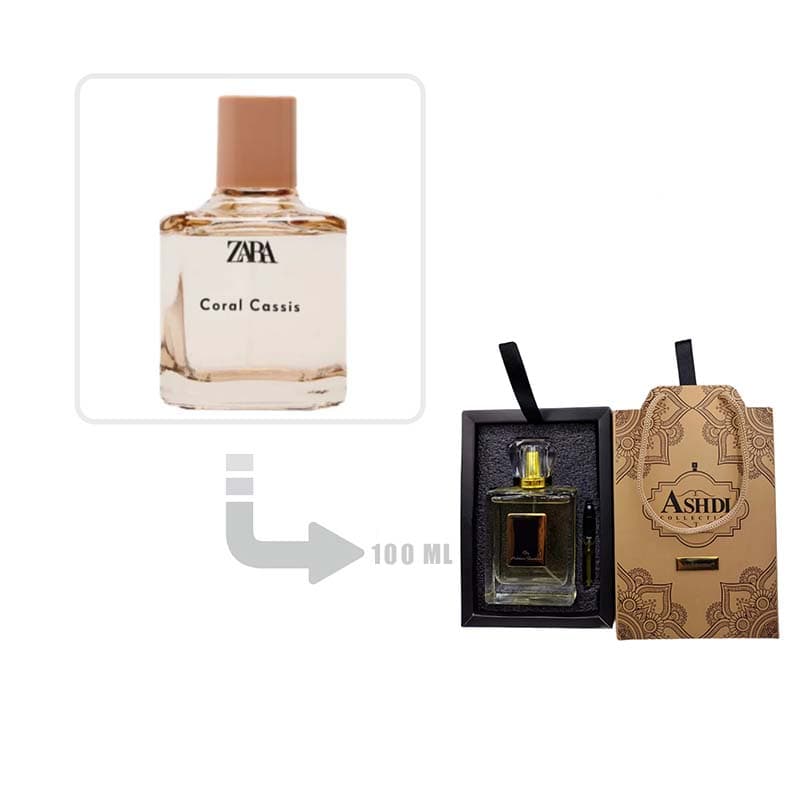 عطر ادکلن زارا کورال کاسیس زنانه 100 میل اشدی | Zara Coral Cassis for Woman Ashdi 100ml