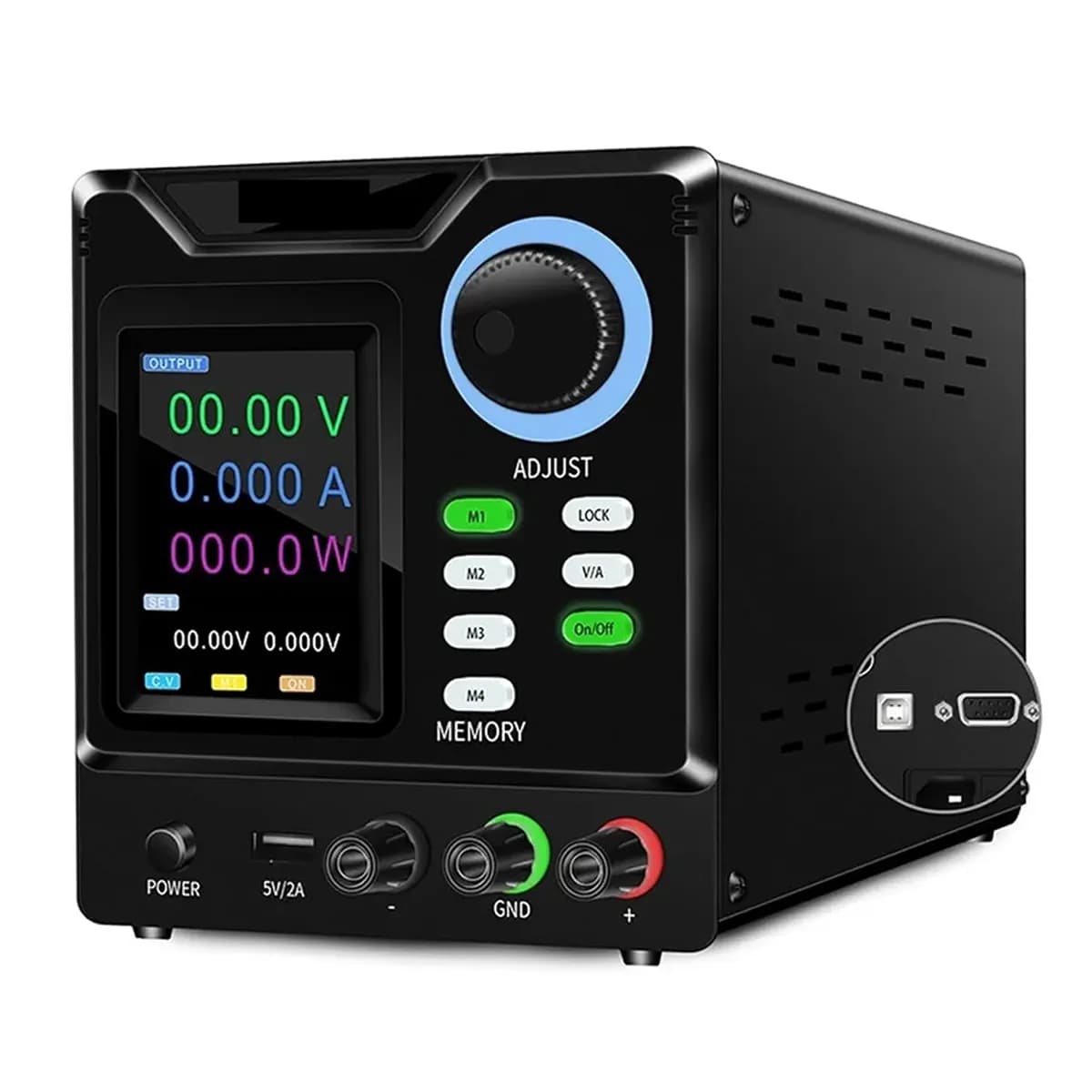 منبع تغذیه 30 ولت 10 آمپر سویچینگ KUAIQU مدل SPPS-D3010 با RS232 — تصویر ۲