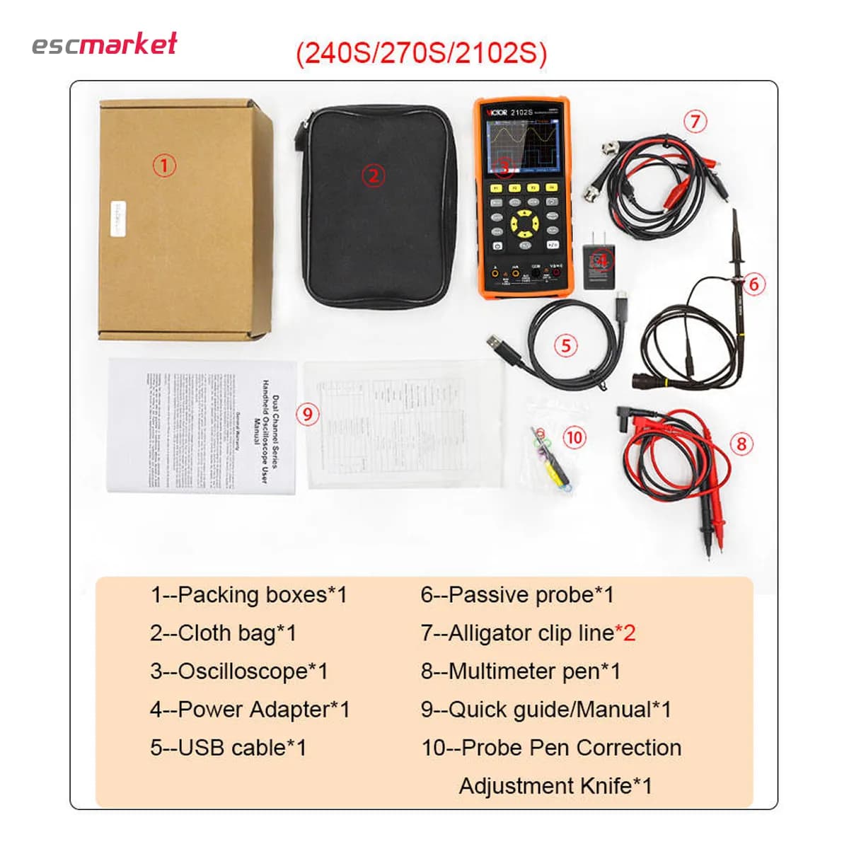 میگر دیجیتال ویکتور مدل +VICTOR VC60B — تصویر ۳