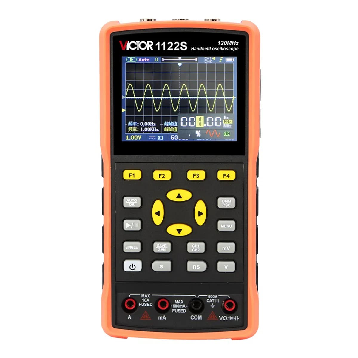 اسیلوسکوپ دستی 120 مگاهرتز ویکتور مدل VICTOR 1122S