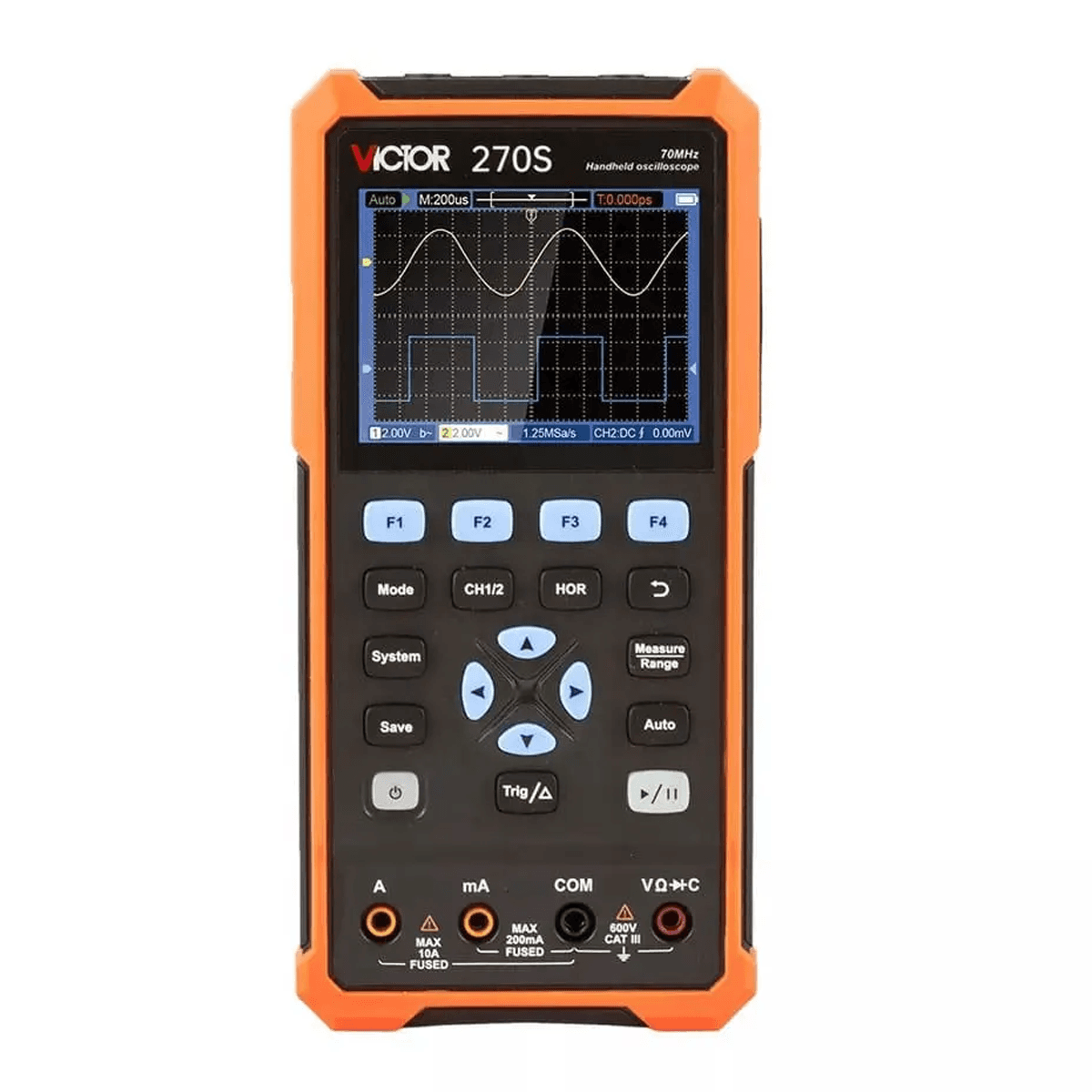 اسیلوسکوپ دستی 70 مگاهرتز ویکتور مدل VICTOR 270S