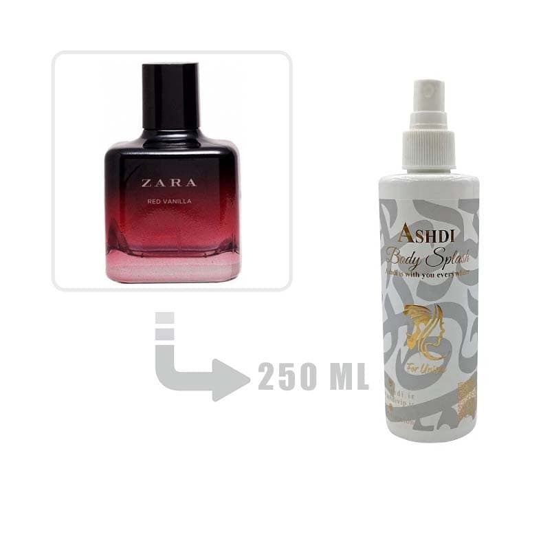 بادی اسپلش زارا رد وانیلا مردانه و زنانه 250 میل | Zara Red Vanilla 250ml