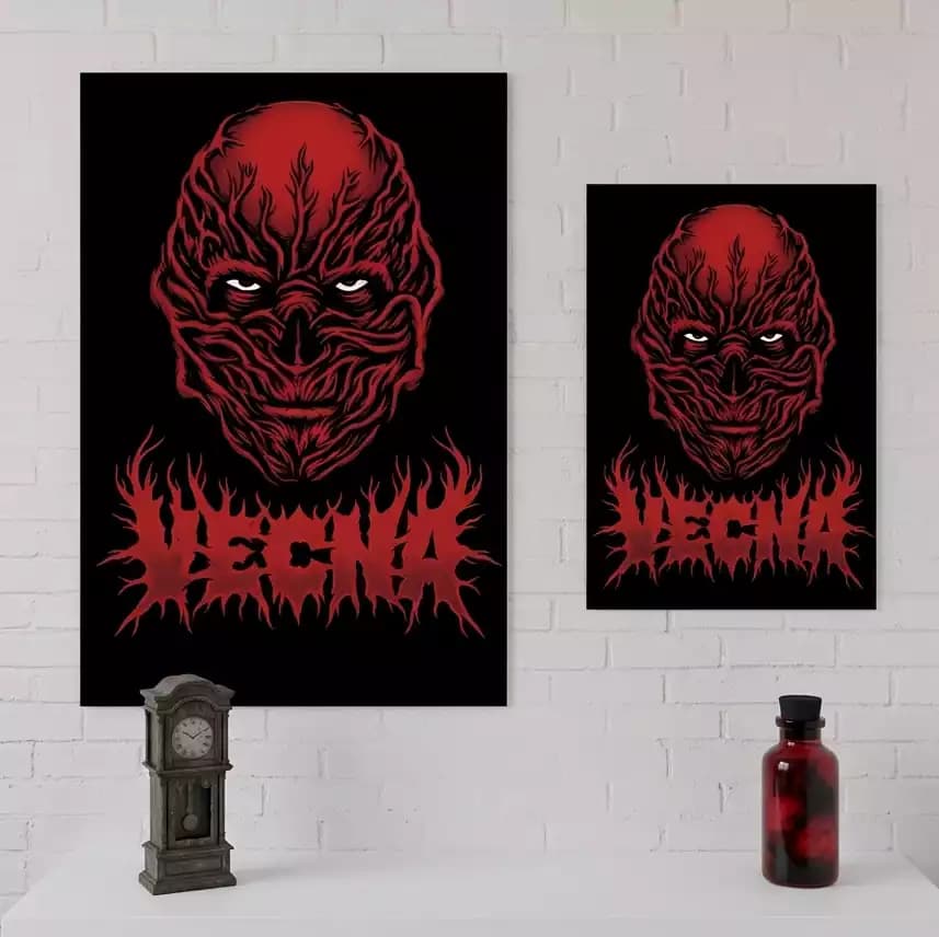 پوستر طرح وکنا (Vecna) سریال Stranger Things