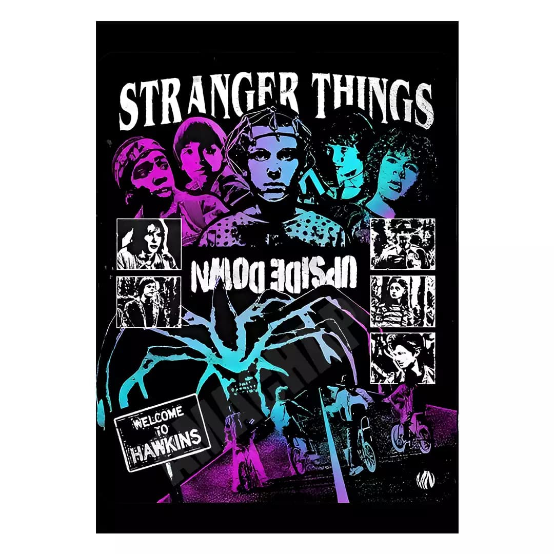 پوستر سریال چیزهای عجیبStranger Things طرح دنیای وارونه — تصویر ۳