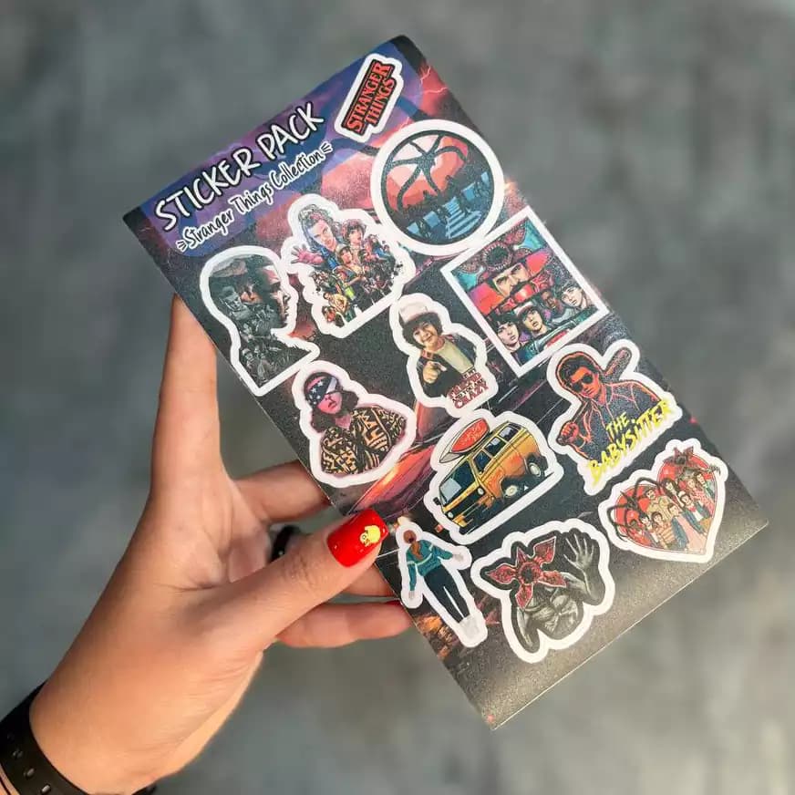 پک استیکر طرح استرانجر تینگز 111 Stranger Things — تصویر ۳