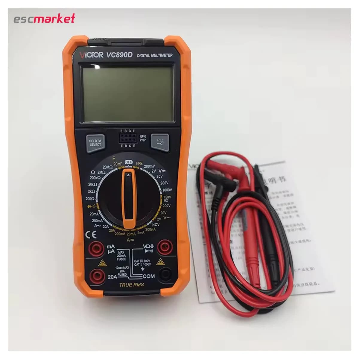 مولتی متر ویکتور مدل VICTOR VC890D — تصویر ۳