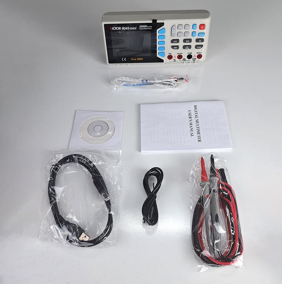 مولتی متر رومیزی ویکتور مدل Victor VC8045 mini — تصویر ۴