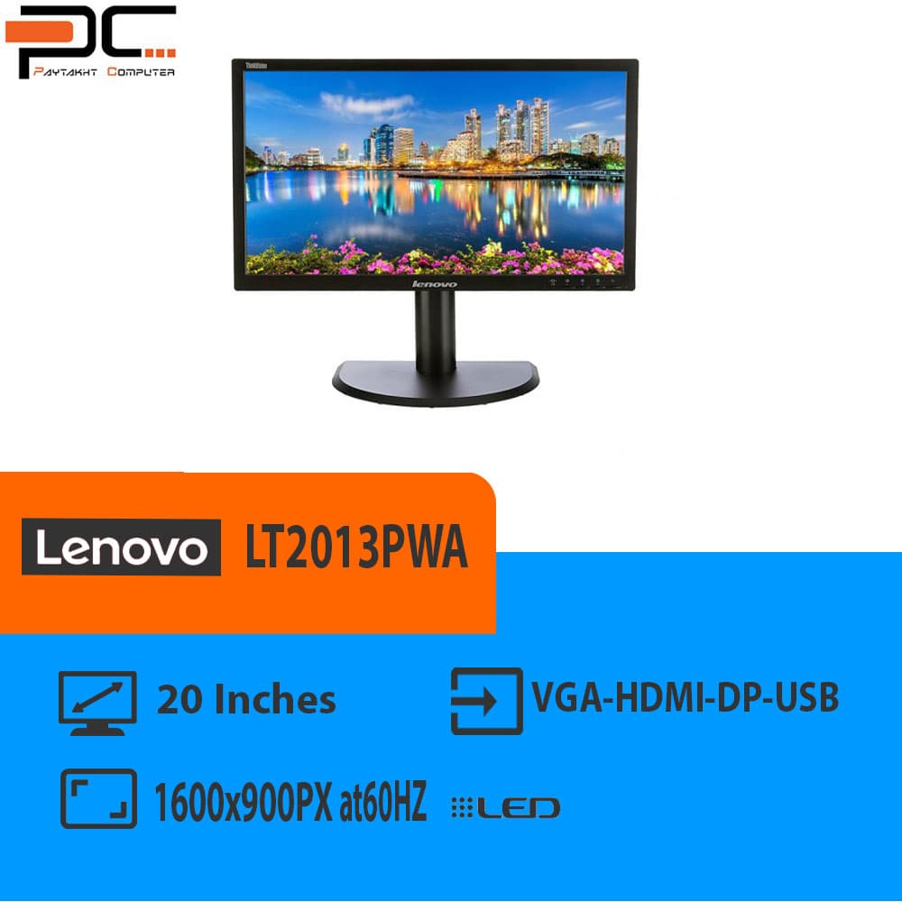مانیتور استوک 20 اینچ Lenovo مدلLT2013PWA