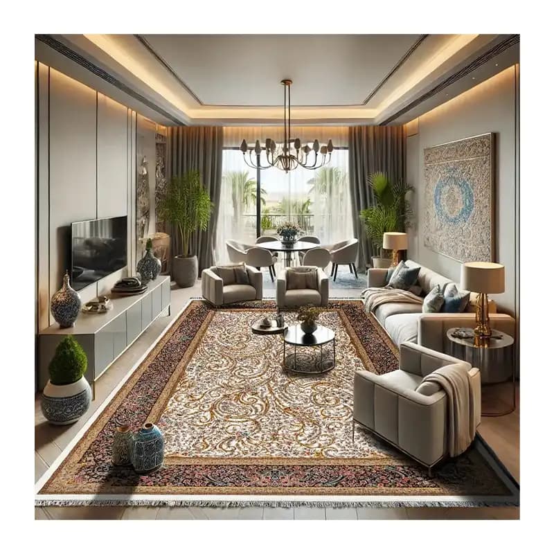 فرش ماشینی محتشم 1500 شانه مدل 2000005104 — تصویر ۹