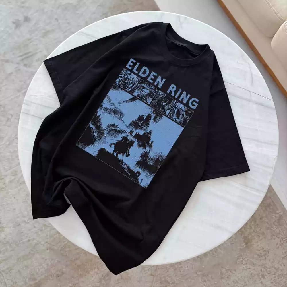 تیشرت نخ پنبه طرح الدن رینگ Elden Ring