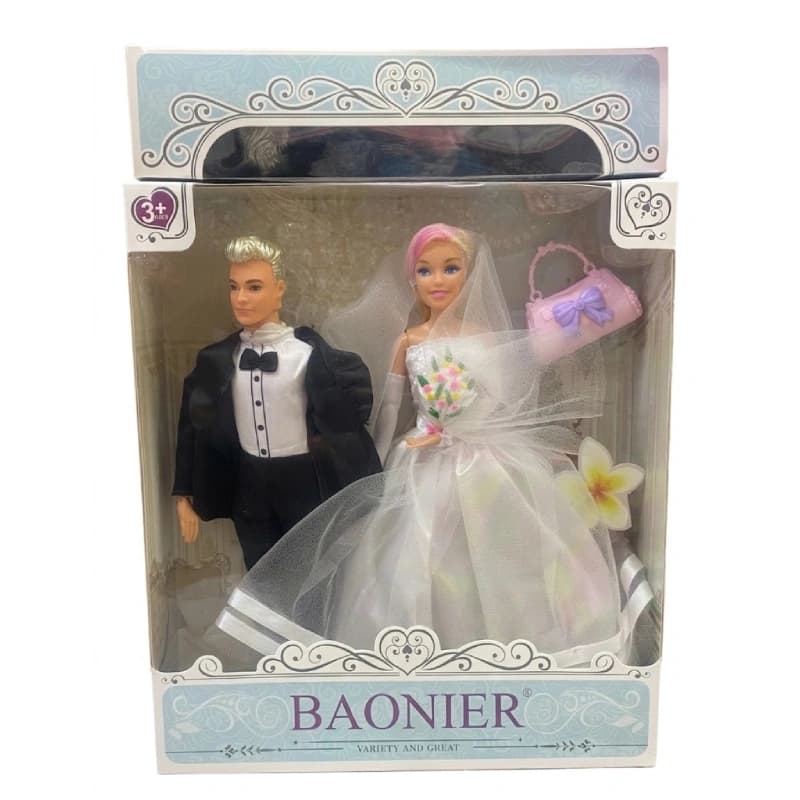 عروسک عروس و داماد برند BAONIER — تصویر ۲