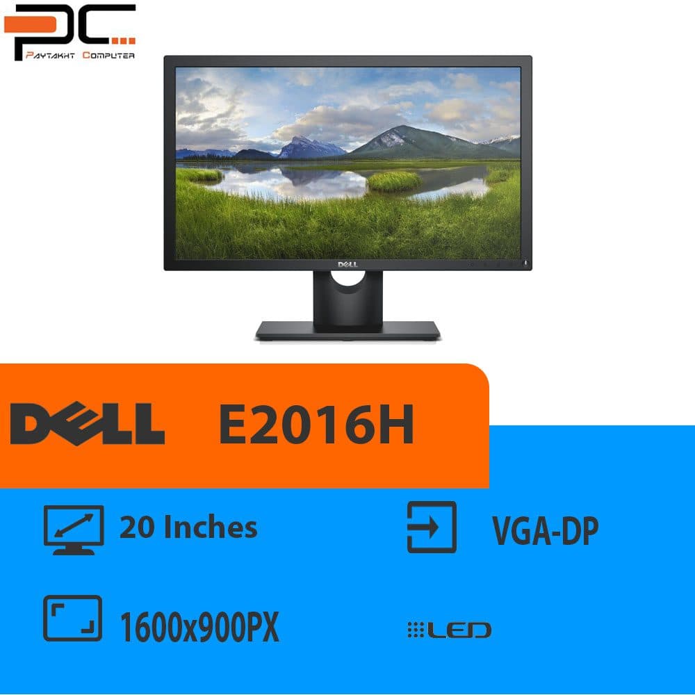 مانیتور استوک 20 اینچ Dell مدلE2016H — تصویر ۲