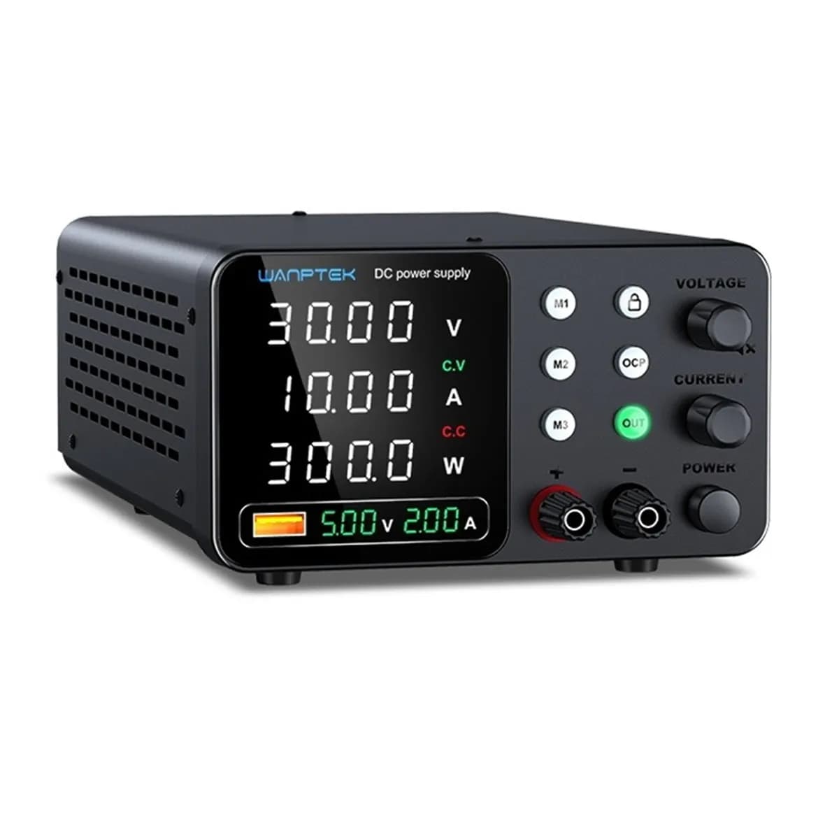 منبع تغذیه 30 ولت 10 آمپر سویچینگ WANPTEK مدل TPS-C3010