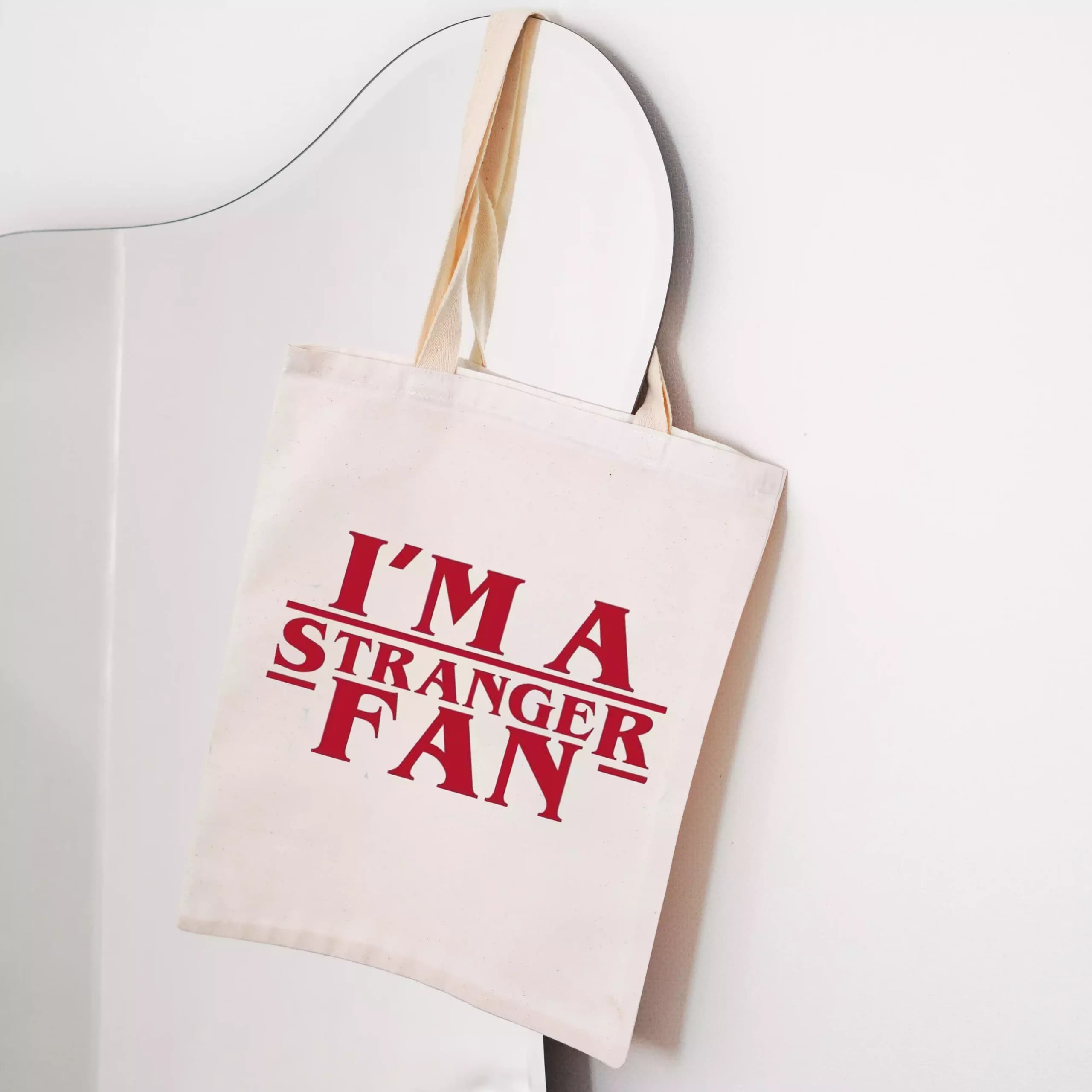 توت بگ پارچهای طرح I’M A STRANGER FAN سریال StrangerThings