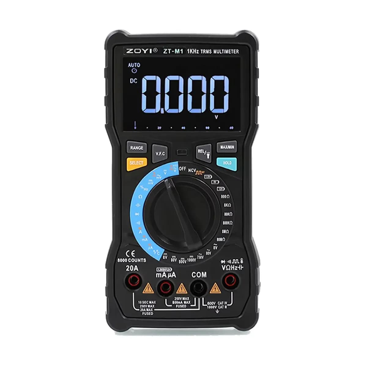 مولتیمتر زویی ZOYI ZT-M1 دوحالته دستی و اتورنج